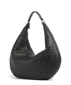 Abro Shoulder Bags|Hobo Bags-Piuma Nana Hobo bag fine grain leather