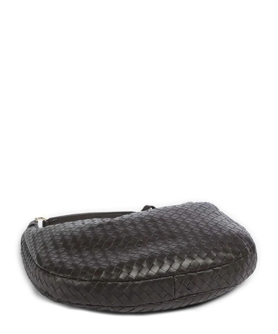 Abro Shoulder Bags|Hobo Bags-Piuma Nana Small Hobo bag fine grain leather