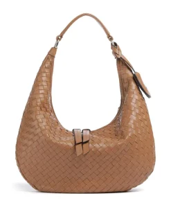 Abro Shoulder Bags|Hobo Bags-Piuma Nana Small Hobo bag fine grain leather