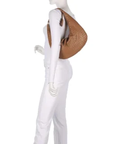 Abro Shoulder Bags|Hobo Bags-Piuma Nana Small Hobo bag fine grain leather