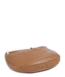 Abro Shoulder Bags|Hobo Bags-Piuma Nana Small Hobo bag fine grain leather
