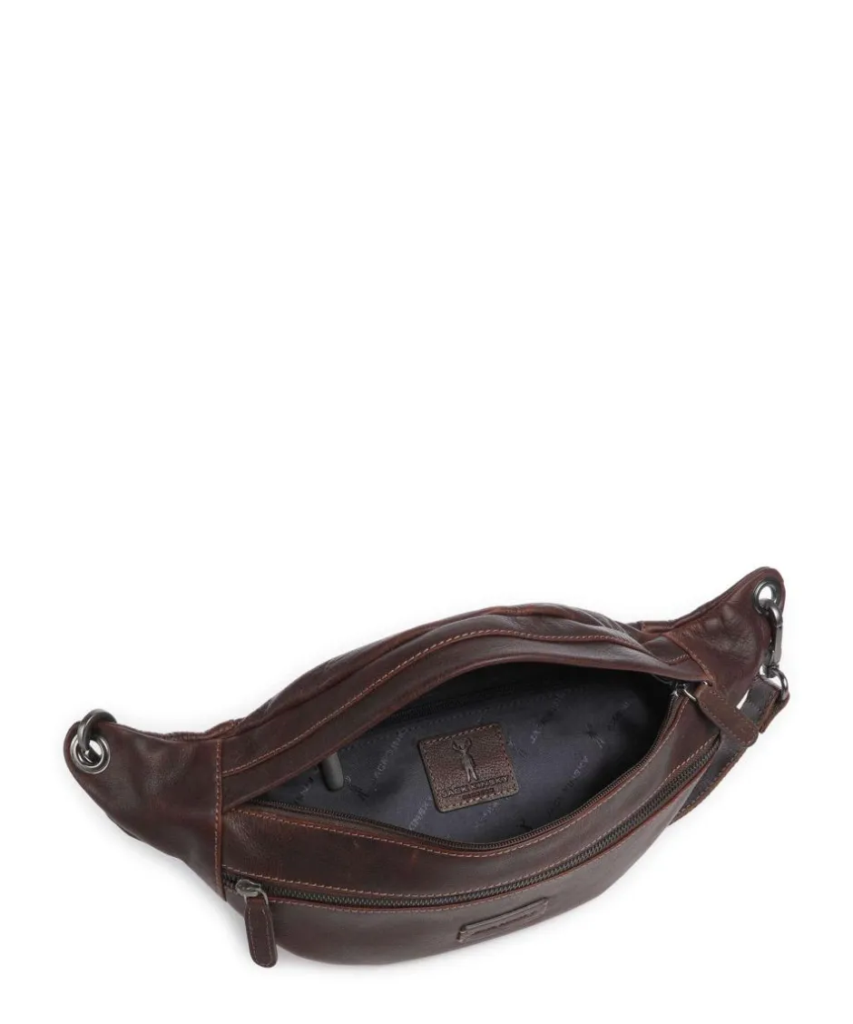Jack Kinsky Fanny Packs|Crossbody Bags-Porto 1 Fanny pack grained leather