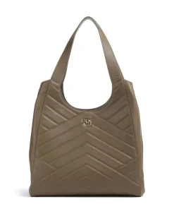 Pinko Tote Bags-Puzzle Tote bag fine grain cow leather