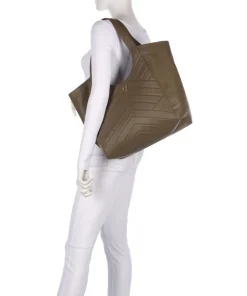 Pinko Tote Bags-Puzzle Tote bag fine grain cow leather