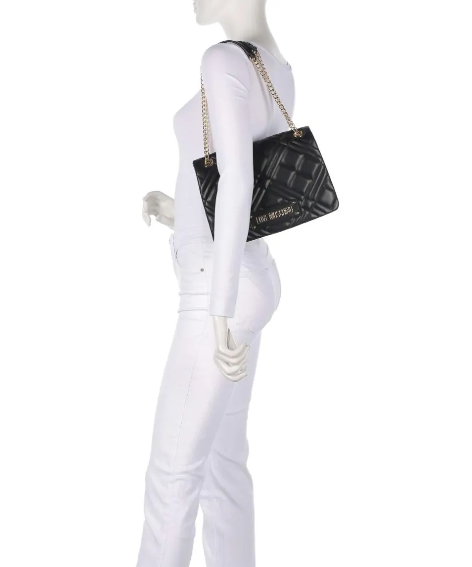 Love Moschino Shoulder Bags-Quilted Shoulder bag imitation leather
