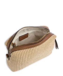 Abro Crossbody Bags-Raffia Kaia Crossbody bag bast