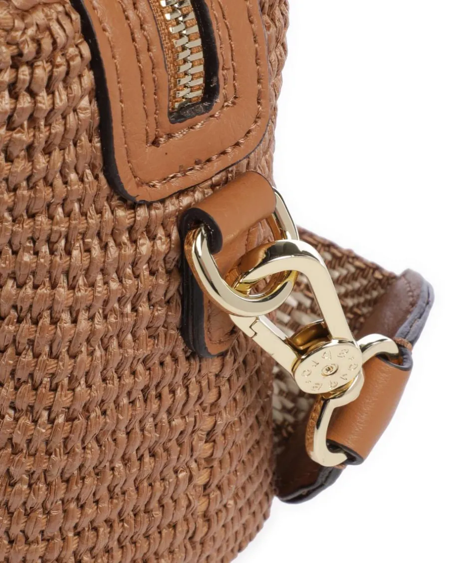 Abro Crossbody Bags-Raffia Kaia Crossbody bag bast