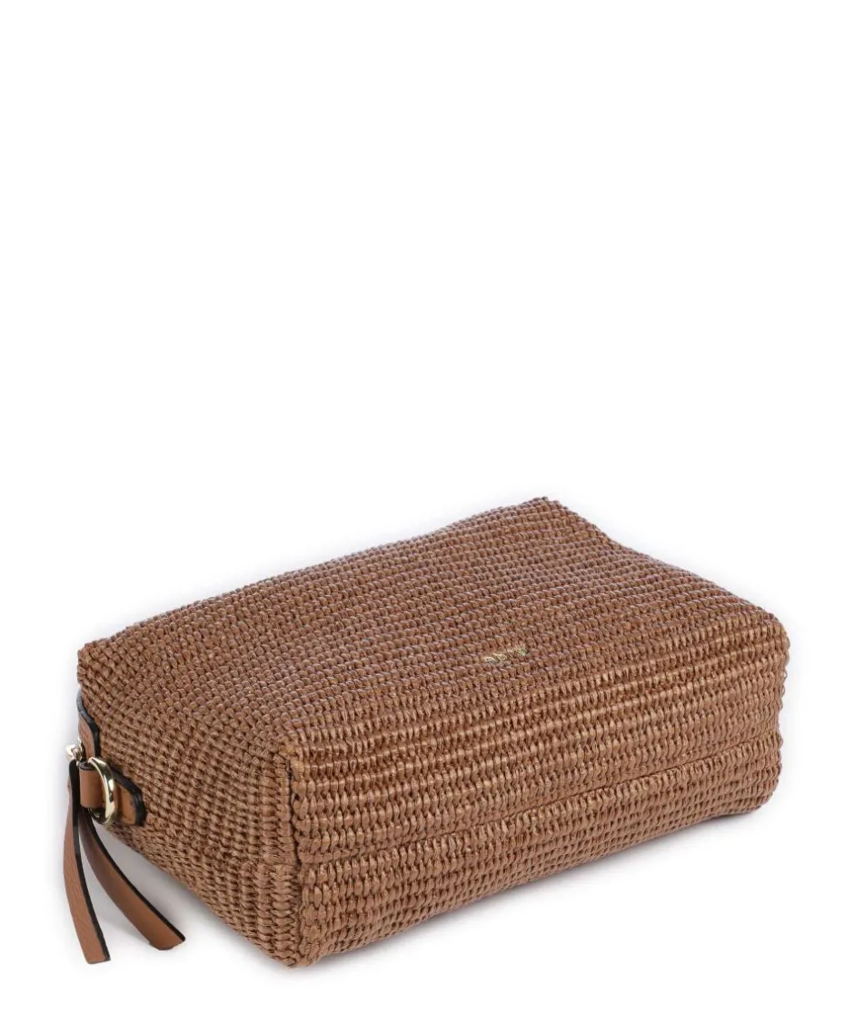 Abro Crossbody Bags-Raffia Kaia Crossbody bag bast