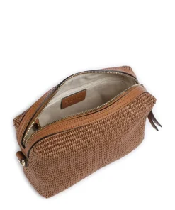 Abro Crossbody Bags-Raffia Kaia Crossbody bag bast