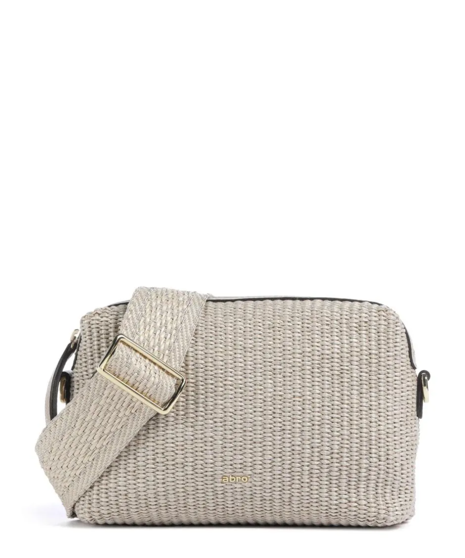 Abro Crossbody Bags-Raffia Kaia Crossbody bag bast