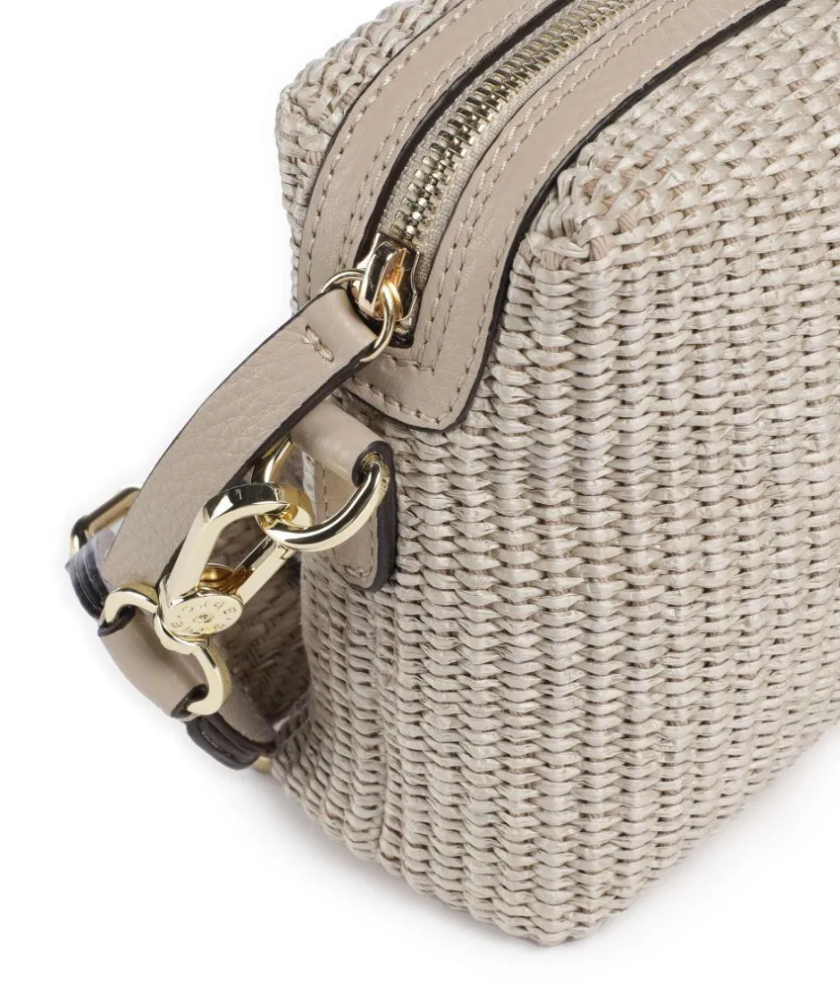 Abro Crossbody Bags-Raffia Kaia Crossbody bag bast