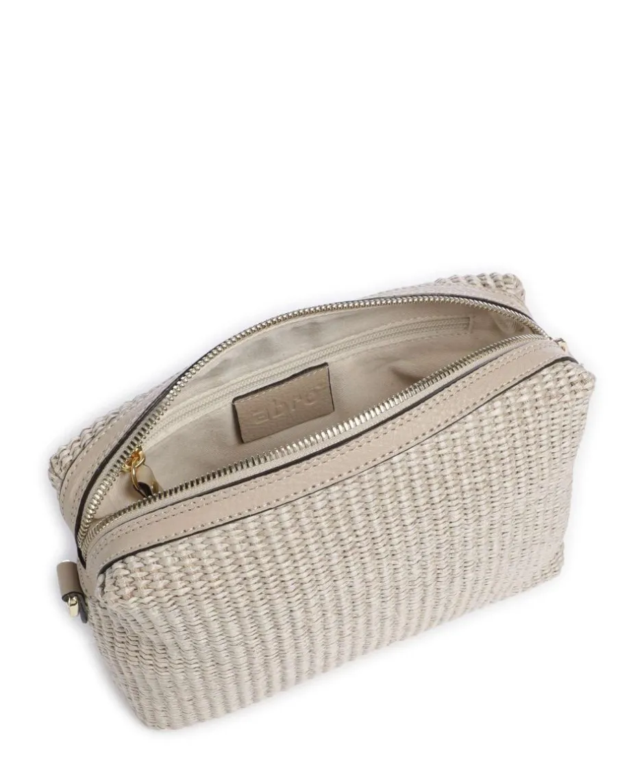 Abro Crossbody Bags-Raffia Kaia Crossbody bag bast