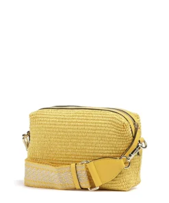 Abro Crossbody Bags-Raffia Kaia Crossbody bag bast