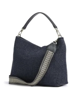 Abro Shoulder Bags|Hobo Bags-Raffia Kaia Hobo bag bast