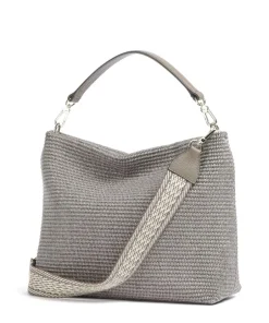 Abro Shoulder Bags|Hobo Bags-Raffia Kaia Hobo bag bast