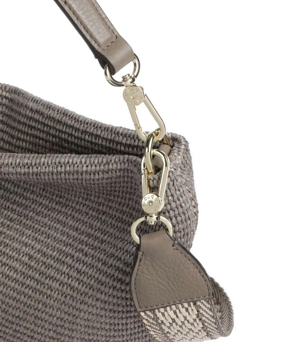 Abro Shoulder Bags|Hobo Bags-Raffia Kaia Hobo bag bast