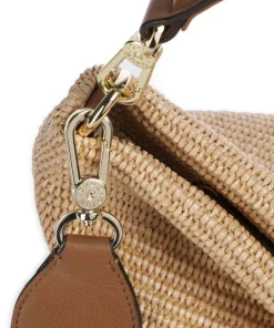Abro Shoulder Bags|Hobo Bags-Raffia Kaia Hobo bag bast