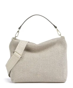 Abro Shoulder Bags|Hobo Bags-Raffia Kaia Hobo bag bast