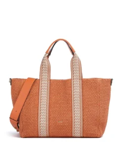 Abro Tote Bags|Handbags-Raffia Kaia Tote bag bast