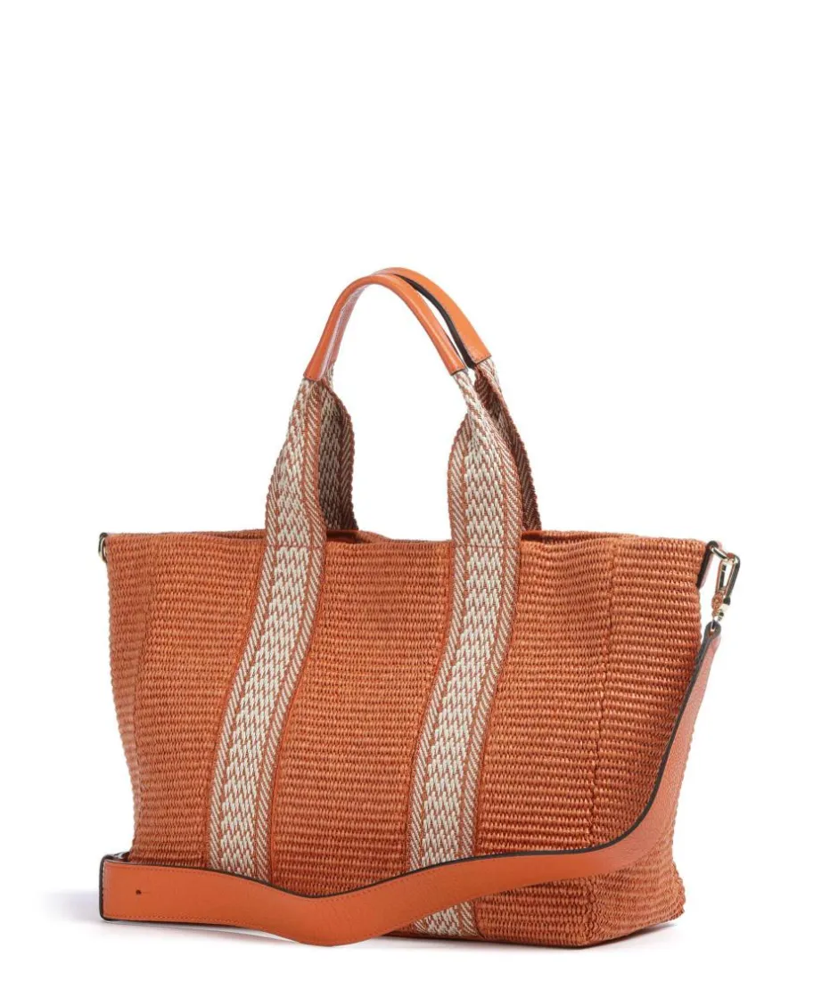 Abro Tote Bags|Handbags-Raffia Kaia Tote bag bast