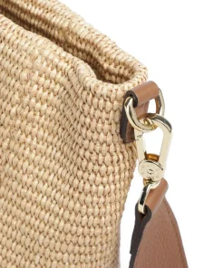 Abro Tote Bags|Handbags-Raffia Kaia Tote bag bast