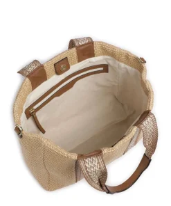 Abro Tote Bags|Handbags-Raffia Kaia Tote bag bast