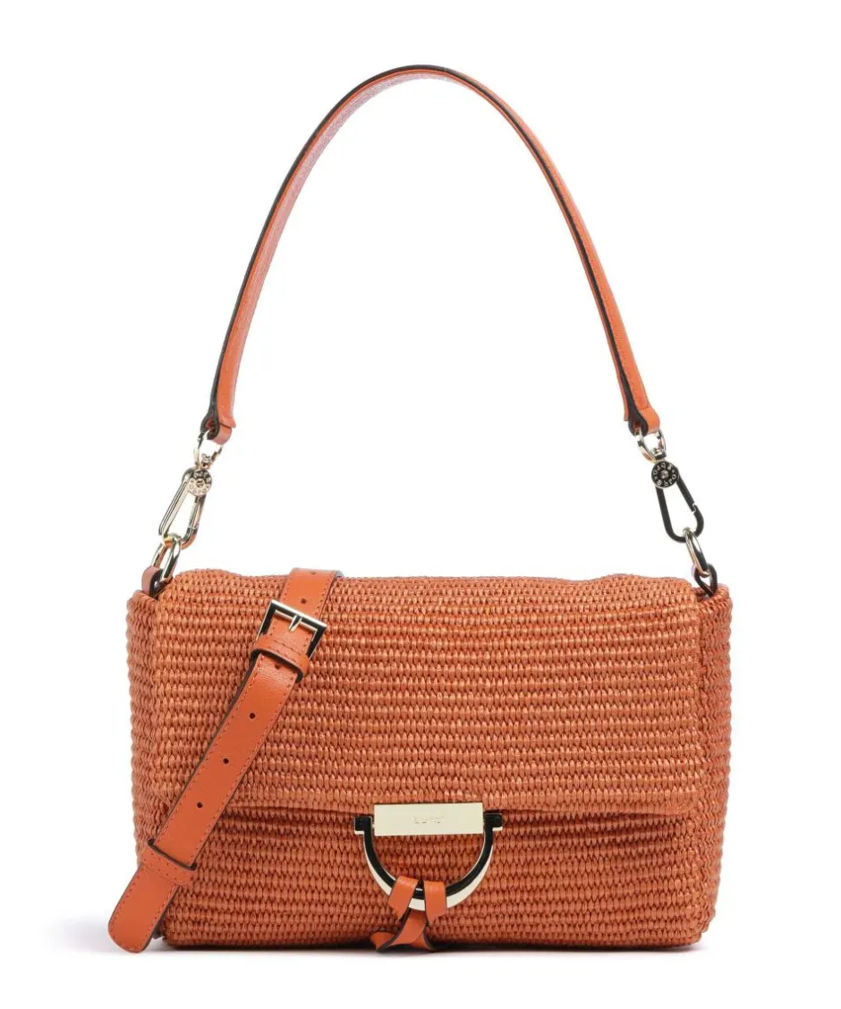 Abro Shoulder Bags|Crossbody Bags-Raffia Temi Shoulder bag bast