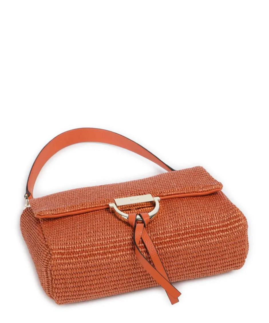 Abro Shoulder Bags|Crossbody Bags-Raffia Temi Shoulder bag bast