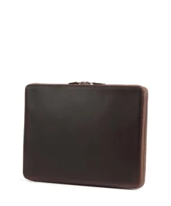 Buckle & Seam Business- & Laptop Bags-Ralph Laptop case 14″ smooth cow leather