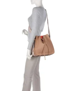 Coccinelle Hobo Bags-Raquel Bucket bag grained cow leather