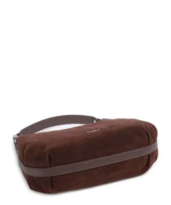 Coccinelle Shoulder Bags|Hobo Bags-Rebekka Suede Hobo bag brushed cow leather