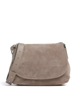 Coccinelle Shoulder Bags|Crossbody Bags-Rebekka Suede Shoulder bag brushed cow leather