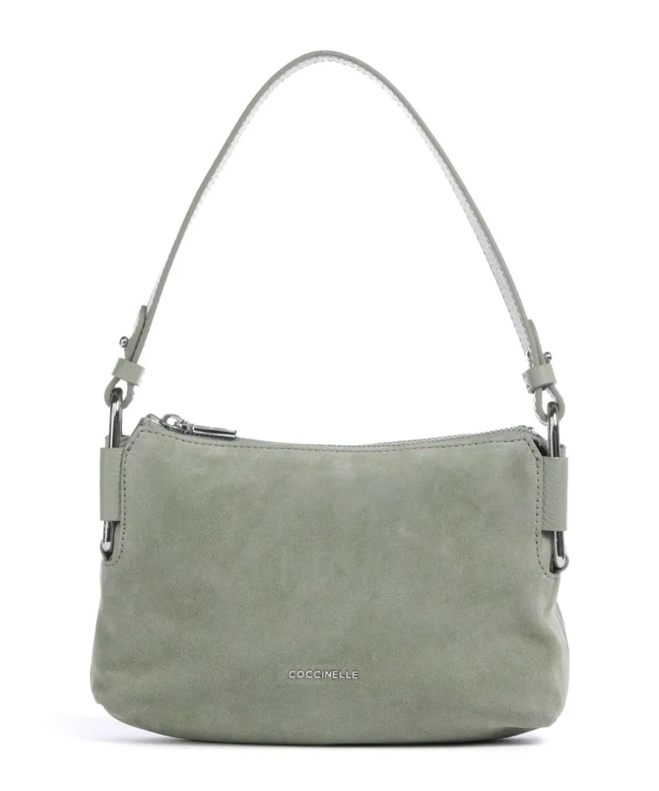 Coccinelle Shoulder Bags|Crossbody Bags-Rebekka Suede Shoulder bag brushed cow leather