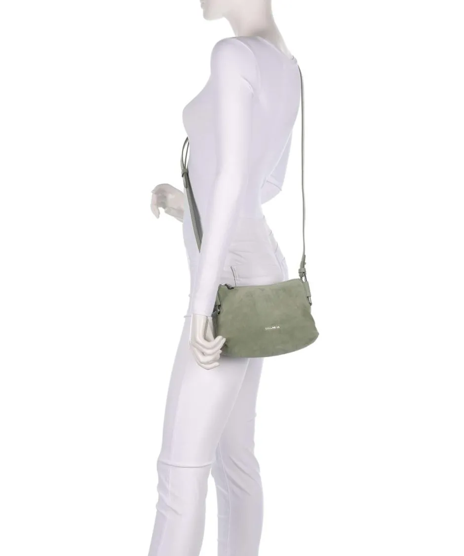 Coccinelle Shoulder Bags|Crossbody Bags-Rebekka Suede Shoulder bag brushed cow leather