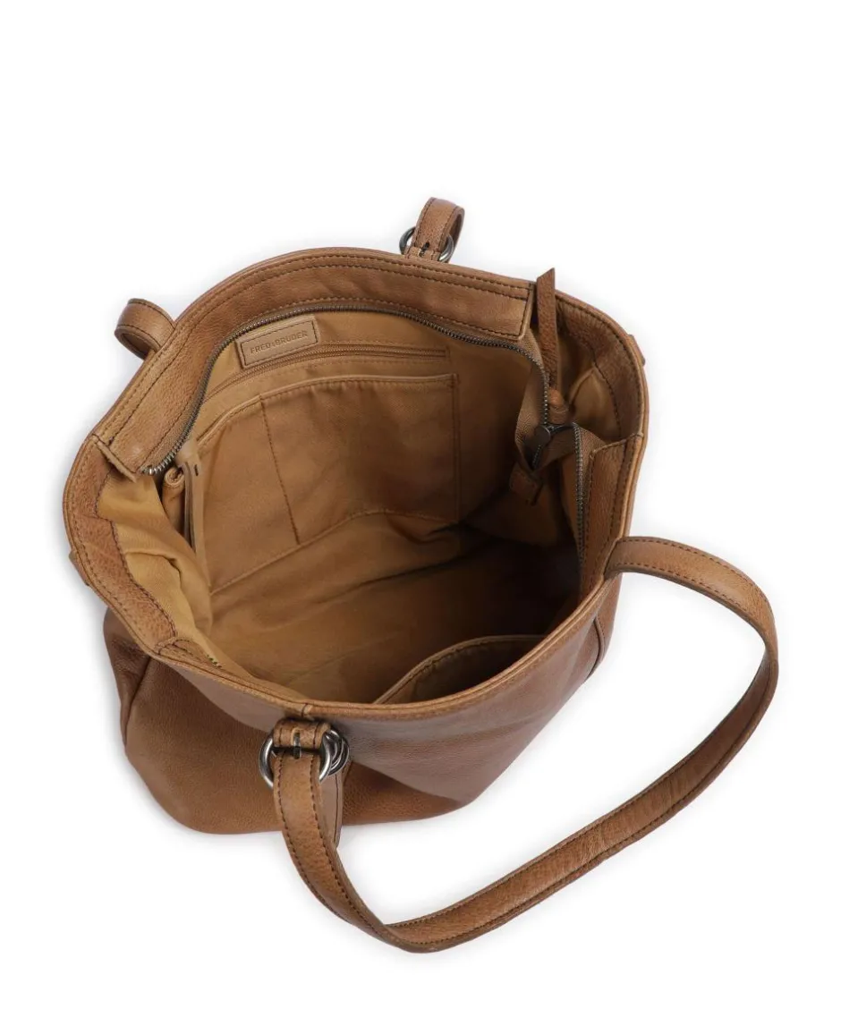 FredsBruder Tote Bags-Ride Easy Tote bag grained leather