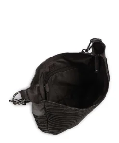 FredsBruder Shoulder Bags|Hobo Bags-Riffel Flowow Hobo bag grained leather