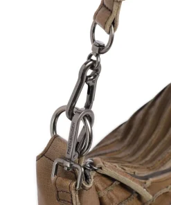 FredsBruder Shoulder Bags|Hobo Bags-Riffel Flowow Hobo bag grained leather