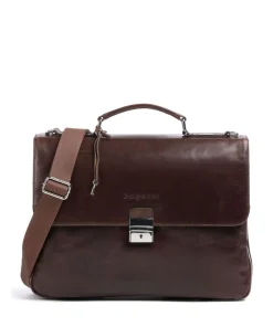 Bugatti Business- & Laptop Bags-Romano Briefcase 15″ pull-up cow leather