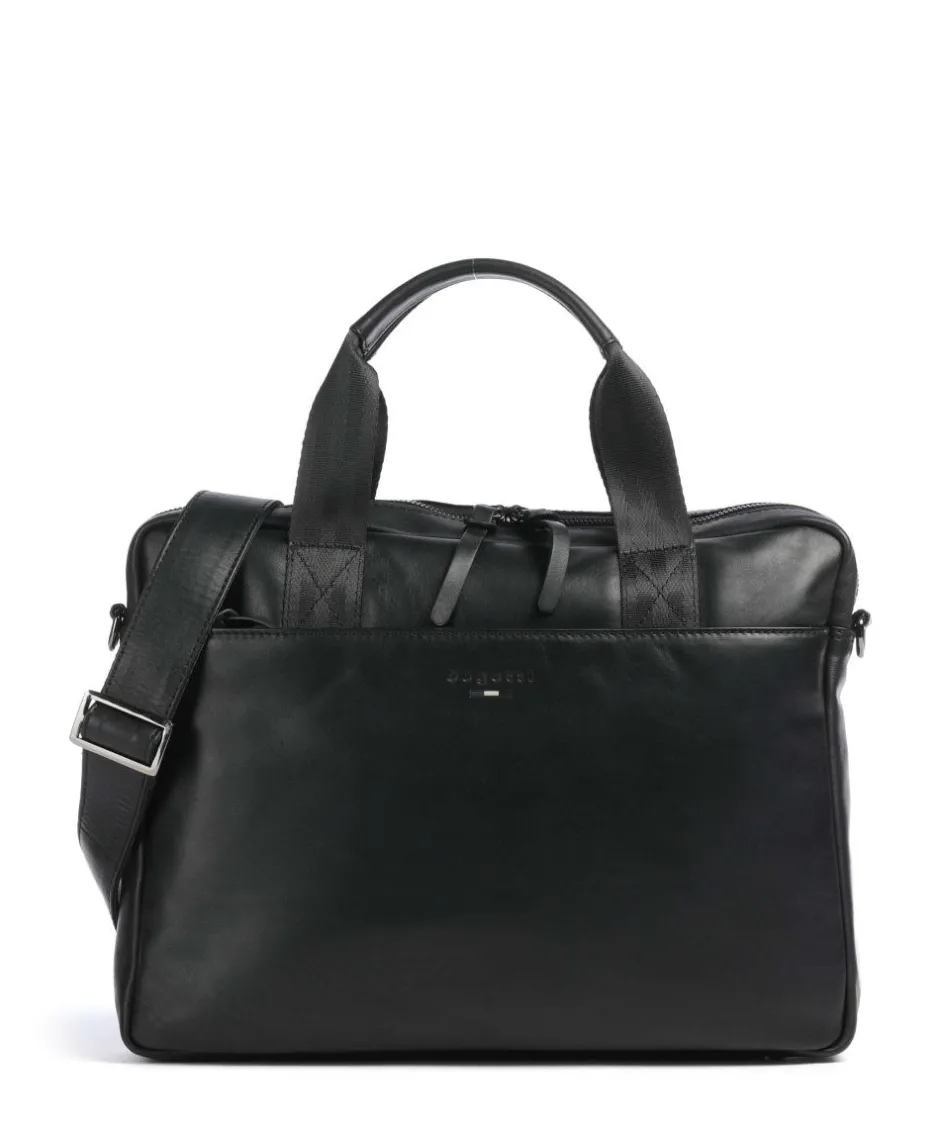 Bugatti Business- & Laptop Bags-Romeo Briefcase 14″ fine grain cow leather
