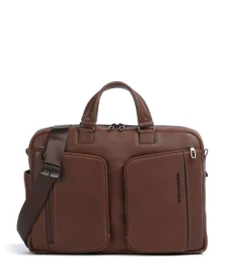 Piquadro Business- & Laptop Bags-S134 Briefcase 15″ grained cow leather