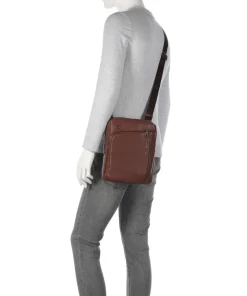 Piquadro Crossbody Bags-S134 Crossbody bag grained cow leather