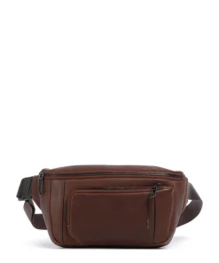 Piquadro Fanny Packs|Crossbody Bags-S134 Fanny pack grained cow leather