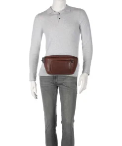 Piquadro Fanny Packs|Crossbody Bags-S134 Fanny pack grained cow leather