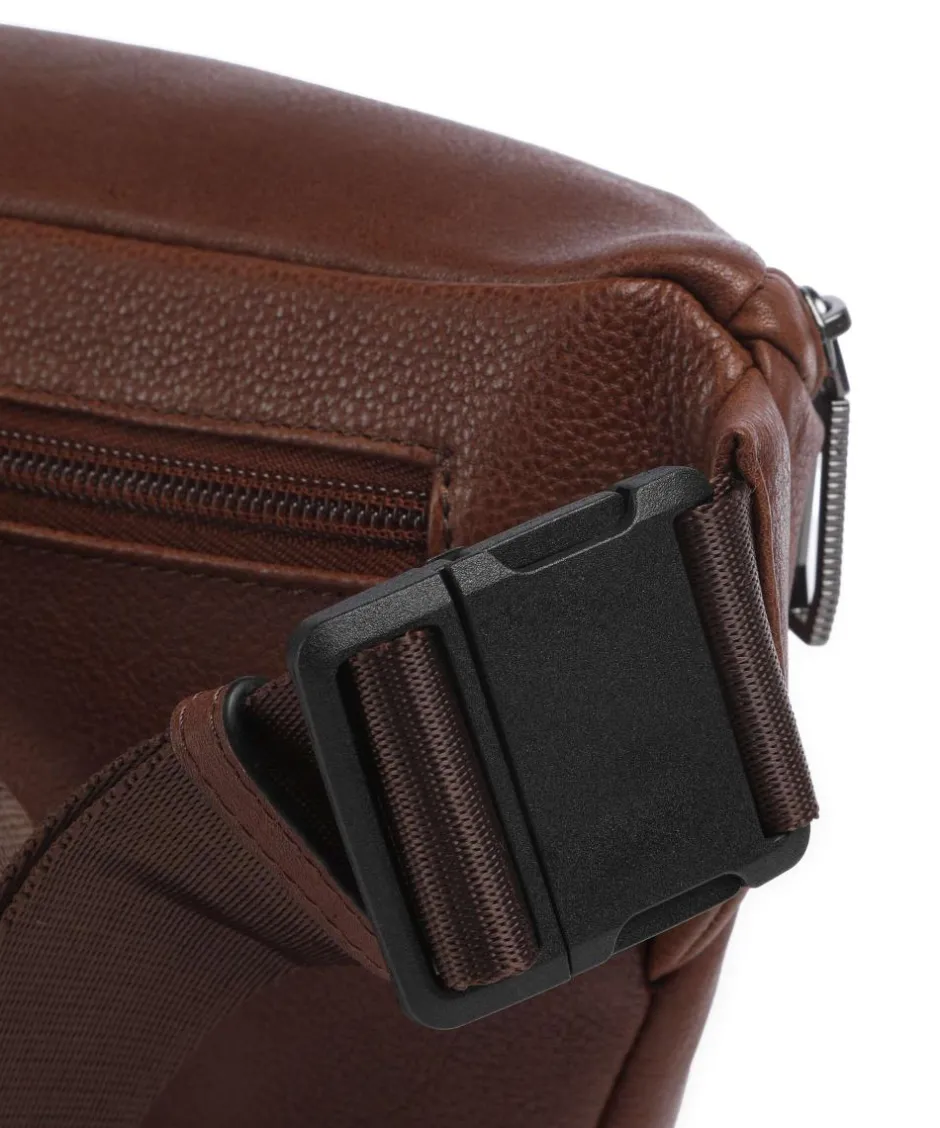 Piquadro Fanny Packs|Crossbody Bags-S134 Fanny pack grained cow leather