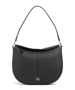 AIGNER Shoulder Bags|Hobo Bags-Savannah M Hobo bag grained cow leather