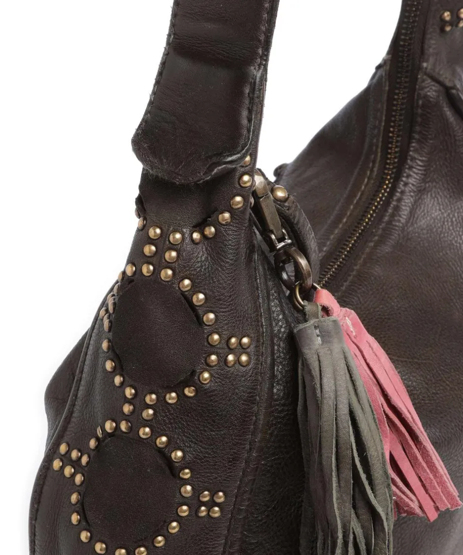 Taschendieb Wien Shoulder Bags-Schubertgasse 3 Shoulder bag grained leather