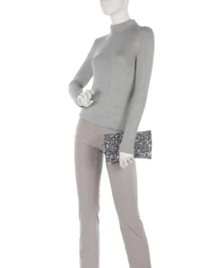 Abro Clutch & Evening Bags-Sequins Clutch bag cow leather