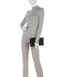 Abro Clutch & Evening Bags-Sequins Clutch bag cow leather