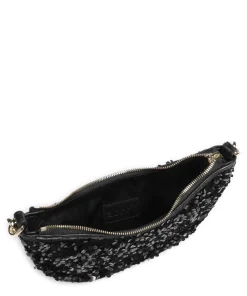 Abro Clutch & Evening Bags|Shoulder Bags-Sequins Moon Shoulder bag fine grain cow leather, fabric