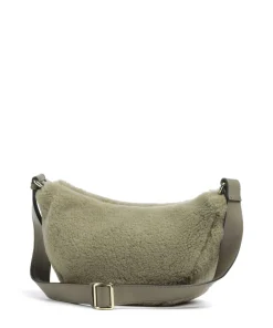 Abro Crossbody Bags-Shearling By My Side Crossbody bag fur, grained cow leather